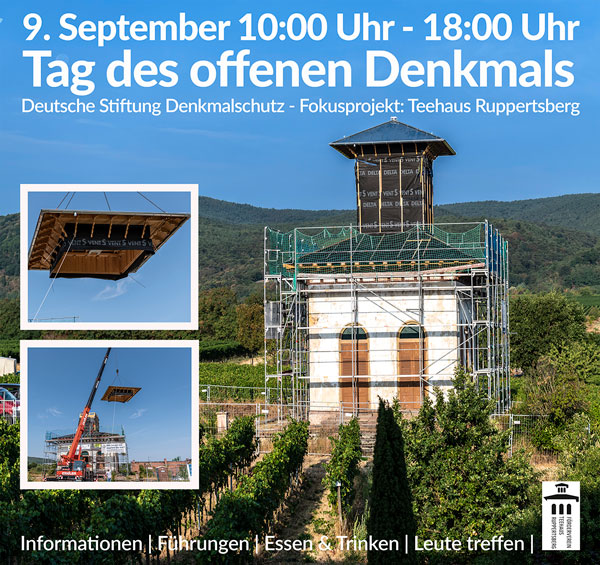 Eine Teehausimpression die Schritt für Schritt Wirklichkeit wird