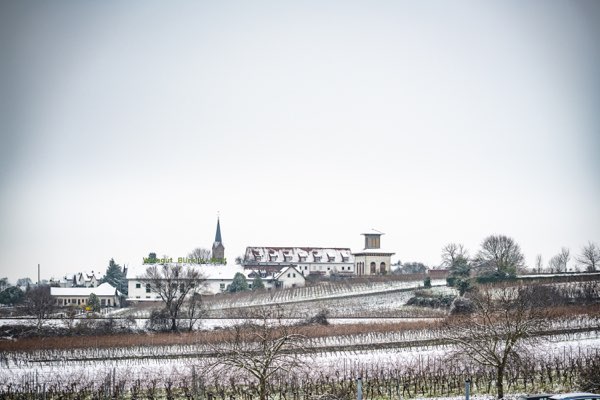 Das Teehaus im Dezember.